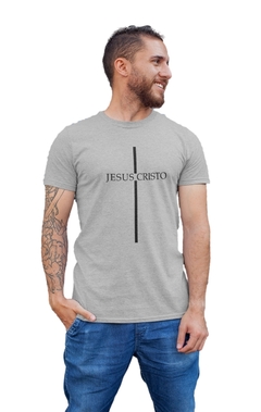 Camiseta Camisa Jesus Cristo T Gospel Evangélico masculino preto - comprar online