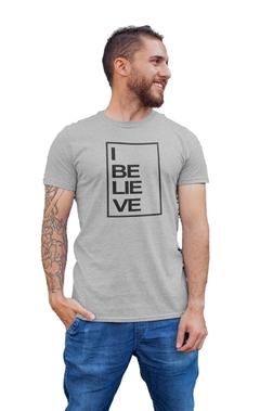 Imagem do Camiseta Camisa I Believe Masculino Preto