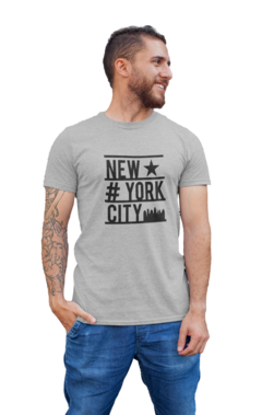 Camiseta Camisa New York City Star Masculina Preto - comprar online
