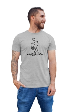 Camiseta Camisa Snoopy Masculino Preto na internet