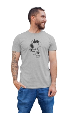 Imagem do Camiseta Camisa Snoopy Joe Cool Masculino Preto