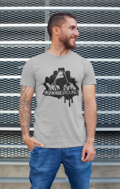 Camiseta Camisa Underground Masculina Preto - Liga Fashion Oficial ® - A tendência é ser você