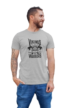 Imagem do Camiseta Camisa Vikings Warriors Masculino Preto