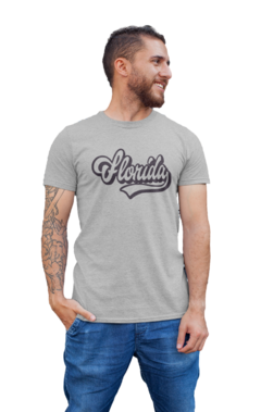 Camiseta Camisa Florida City Masculina Preto - Liga Fashion Oficial ® - A tendência é ser você