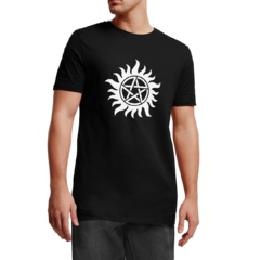 Camiseta Camisa Supernatural Sobrenatural masculino preto - comprar online