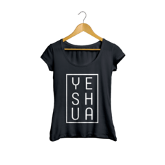 Camiseta Baby Look Yeshua Gospel Deus Evangélica feminino preto na internet
