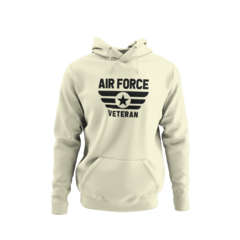 Blusa Moletom Capuz Força Aérea Unissex Preto - Liga Fashion Oficial ® - A tendência é ser você - Camisetas Personalizadas