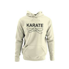 Blusa de Moletom Capuz Karate Unissex Preto - loja online