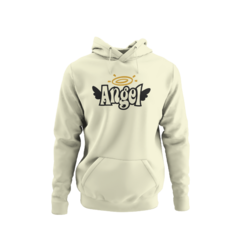 Blusa Moletom Capuz Angel Unissex Preto - Liga Fashion Oficial ® - A tendência é ser você - Camisetas Personalizadas