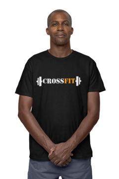 Camiseta Camisa Crossfit Academia Masculino Preto