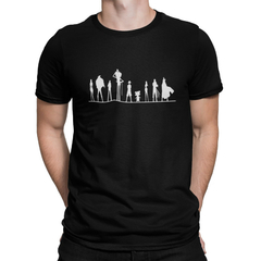 Camiseta Camisa Chapéus de Palha Masculina Preto na internet