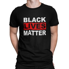 Camiseta Camisa Black Lives Matter Vidas Negras Importam Masculino Preto