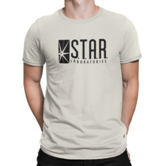 Camiseta Camisa Star Labs the Flash masculino preto - comprar online