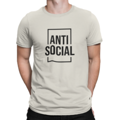 Camiseta Camisa Anti Social masculino preto - comprar online