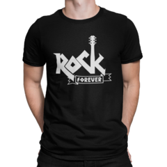 Camiseta Camisa Rock Forever Masculino Preto