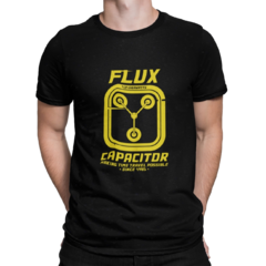 Camiseta Camisa Flux Capacitor Masculino Preto