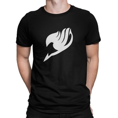 Camiseta Camisa Fairy Tail Anime Masculino Preto