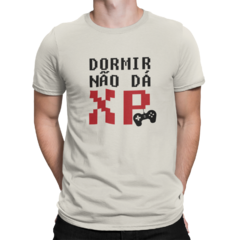 Camiseta Camisa Dormir Não Dá Xp Gamer masculino preto na internet
