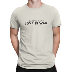 Camiseta Camisa Kaguya Sama Love is War Anime Masculino Preto - comprar online