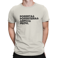 Camiseta Camisa Vou Negando As Aparências música masculino preto