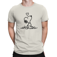 Camiseta Camisa Snoopy Masculino Preto