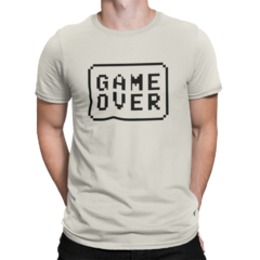 Camiseta Camisa Game Over Masculino Preto na internet