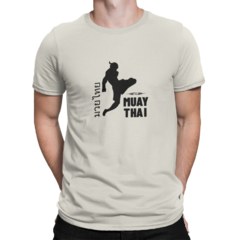 Camiseta Camisa Muay Thai Luta Versão Nova Masculino Preto - loja online