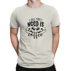 Camiseta Camisa Preciso de Coffe Masculino Preto - loja online