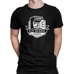 Camiseta Camisa Gamer Old School Masculino Preto