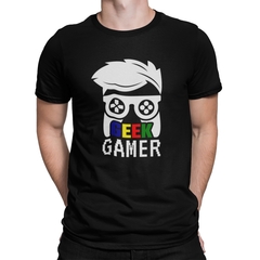 Camiseta Camisa Geek Gamer Masculino Preto