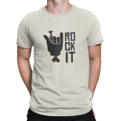 Imagem do Camiseta Camisa Rock It Rockeiro Masculina Preto