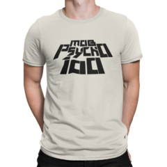 Camiseta Camisa Mob Psycho Anime Masculino Preto na internet
