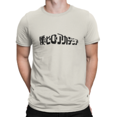Camiseta Camisa Boku no Hero Masculino Preto na internet