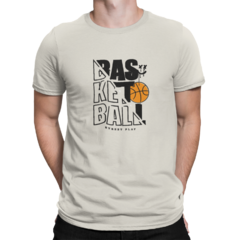 Camiseta Camisa Basquete Street Play Masculina Preto - Liga Fashion Oficial ® - A tendência é ser você