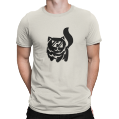 Imagem do Camiseta Camisa Gatinho de óculos Masculina Preto