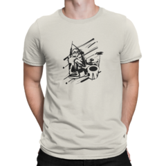 Camiseta Camisa O Baterista Batera Masculino Preto - comprar online