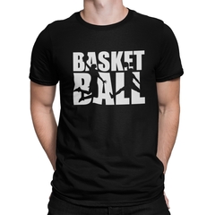 Camiseta Camisa Basketball Basquete Masculino Preto