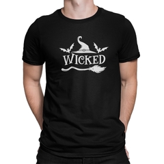 Camiseta Camisa Bruxas Wicked Masculino Preto