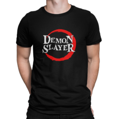 Camiseta Camisa Demon Slayer Anime Masculina Preto