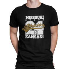 Camiseta Camisa Kansas Athletics City Masculina Preto