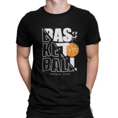 Camiseta Camisa Basquete Street Play Masculina Preto