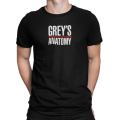 Camiseta Camisa Greys Anatomy Medicina Série masculino preto