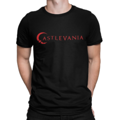 Camiseta Camisa Castlevania Anime Masculina Preto