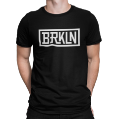 Camiseta Camisa Brkln Brooklyn City Masculina Preto