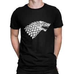 Camiseta Camisa Wolf Lobo Masculino Preto