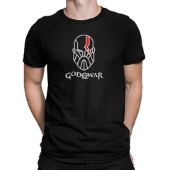 Camiseta Camisa God of War Masculino Preto