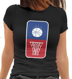 Camiseta Baby Look Fãs de Esportes Basquete E7 Feminino Preto na internet