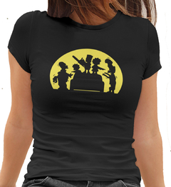 Camiseta Baby Look Simpsons Zombie Feminino Preto - comprar online