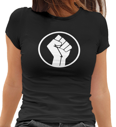 Camiseta Baby Look Black Lives Matter Simbolo Feminino Preto na internet
