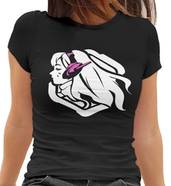 Camiseta Baby Look Overwatch D.VA Feminino Preto - comprar online